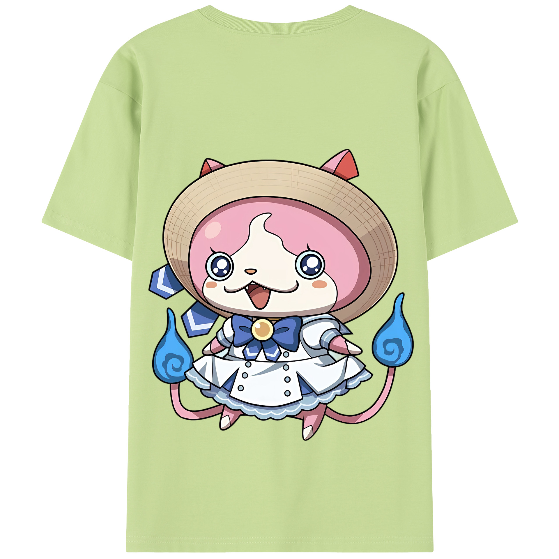 （画像用） 妖怪ウォッチ Yo-kai Watch 綿100％半袖Tシャツ（背面プリント）